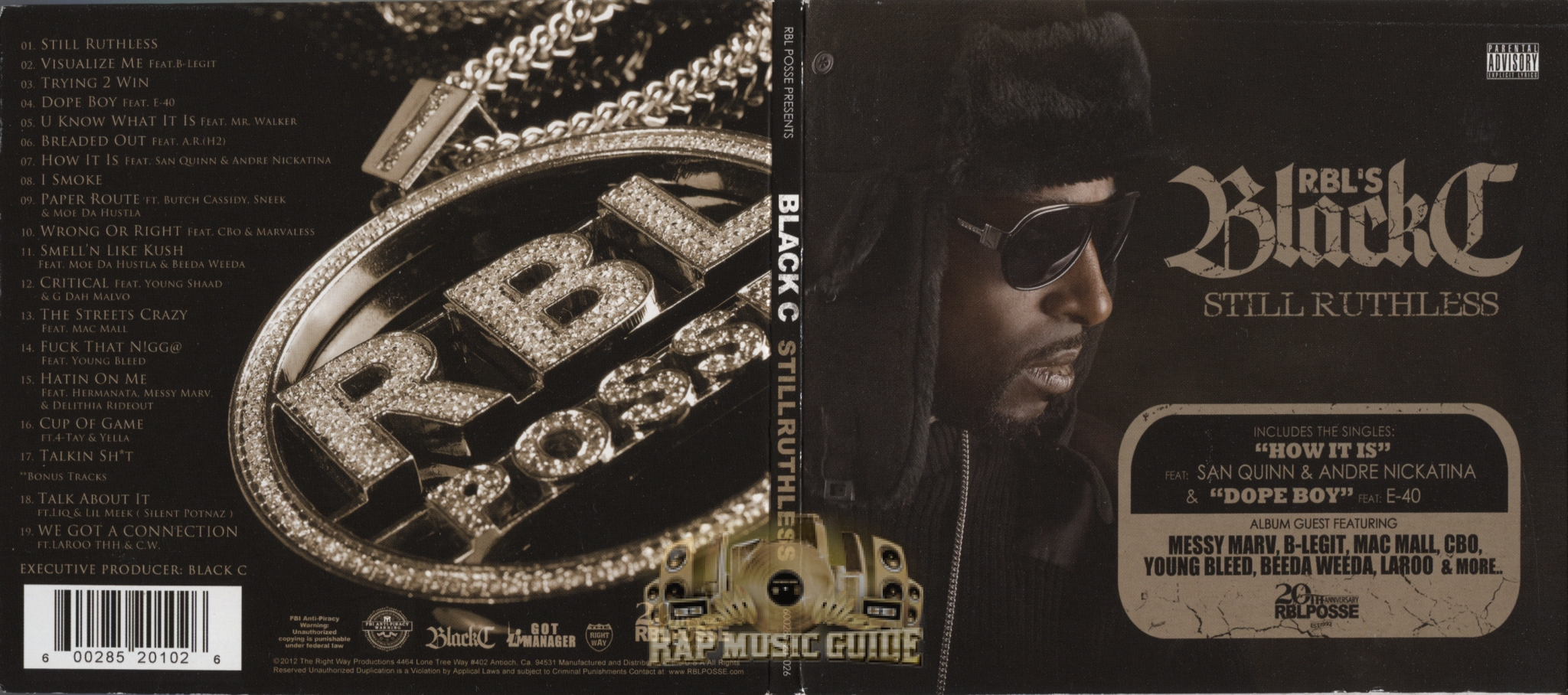 Black C - Still Ruthless: CD | Rap Music Guide